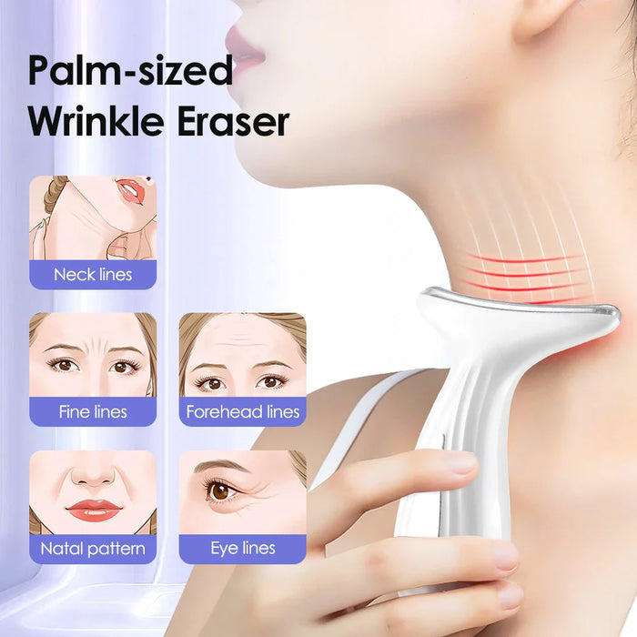 Microcurrent Face And Neck Massager For Anti Aging