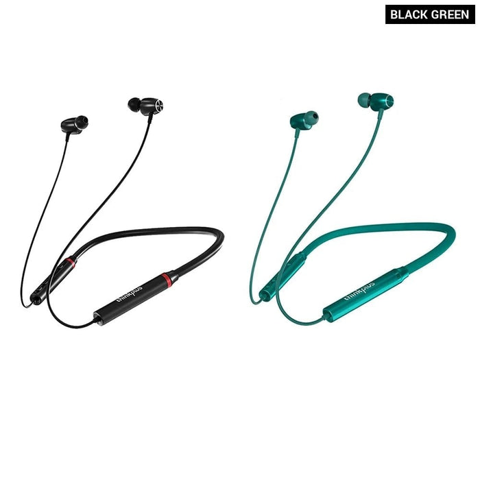 Wireless Bluetooth 5.0 He05X Waterproof Hifi Sound Magnetic Neckband 8H Sports Earphones