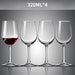 European Style Red Wine Glass Set With Decanter