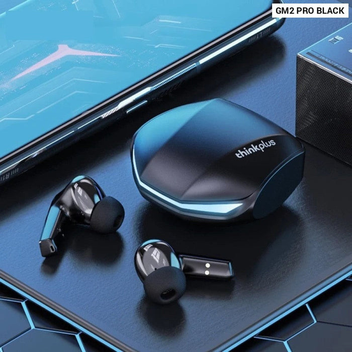 Wireless Bluetooth 5.3 Gm2 Pro Low Latency Hd Call Dual Mode Gaming Earphones With Earbuds & Mic