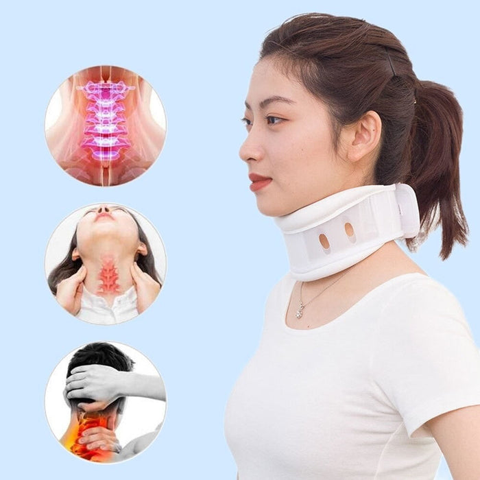 Cervical Neck Brace Collar With Chin Support for Stiff Relief Pain Bone Care