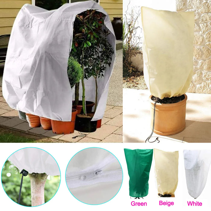 Warm Cover Tree Shrub Plant Protecting Bag Frost Protection Yard Garden Winter Waterbulbs Plant Cover