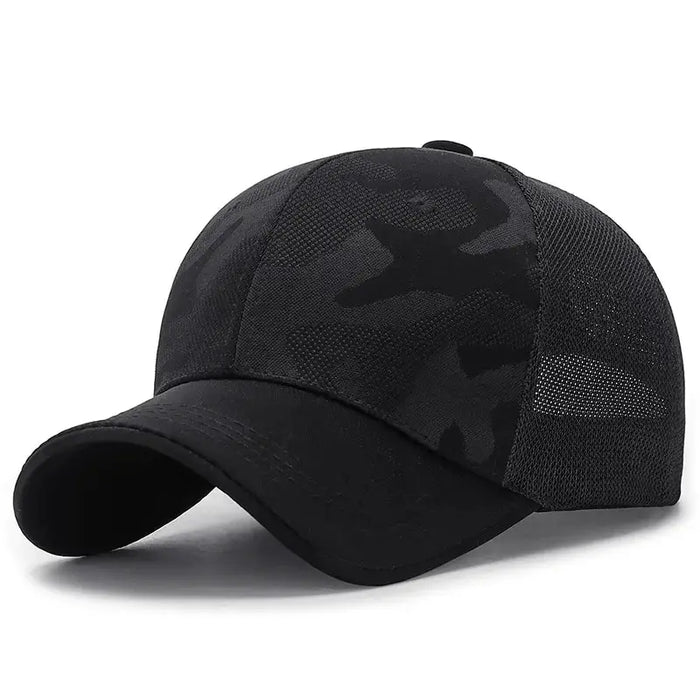 Breathable Camo Baseball Cap / Hat For Outdoor Wear