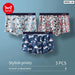 3 Piece Youth Print Boxer Set For Men