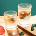 Retro Sun Flower Glass Cup Set