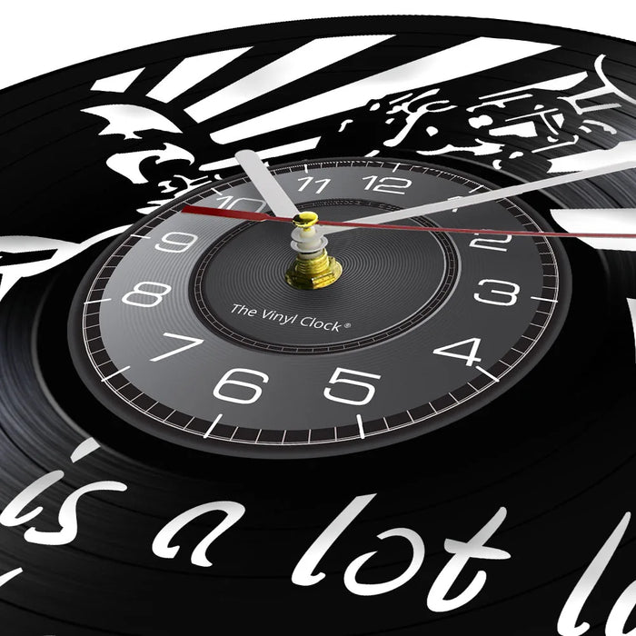 Jazz Life Vinyl Record Clock