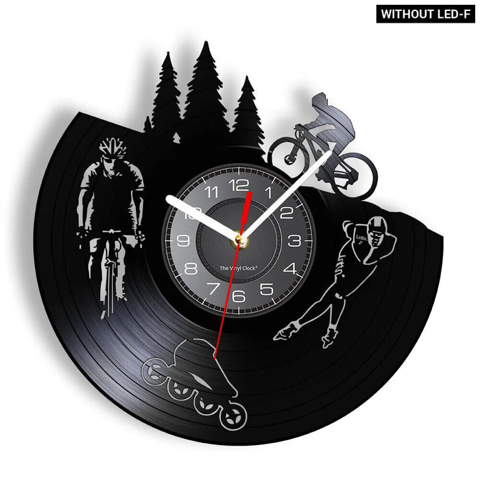 Bmx Vinyl Record Wall Clock