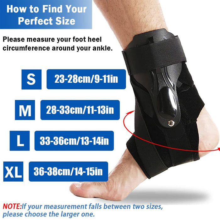 2 Pcs Adjustable Sports Ankle Compression Brace For Cycling Running Basketball