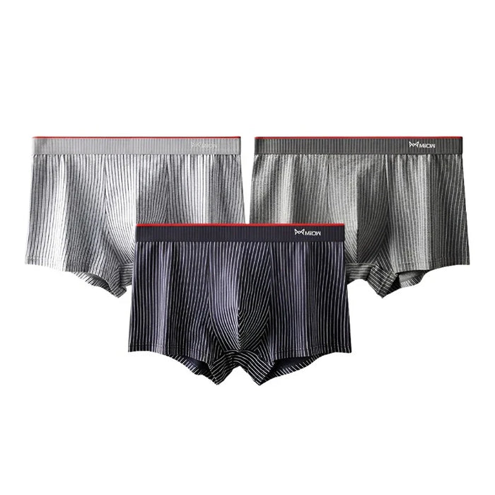 Pack Of 3 Antibacterial Mens Boxers Cotton And Silk