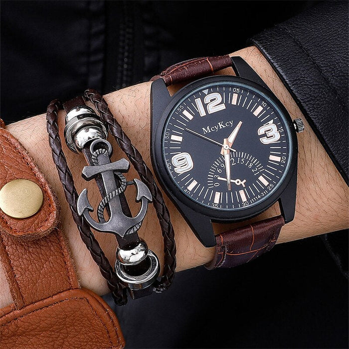 Mens Fashion Quartz Men Watches Luxury Male Clock Chronograph Sport Mens Wrist Watch