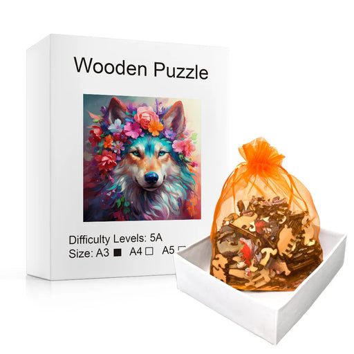 Colourful Wolf Puzzle