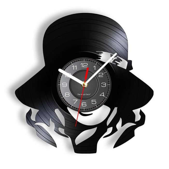 Handmade Vinyl Record Wall Clock