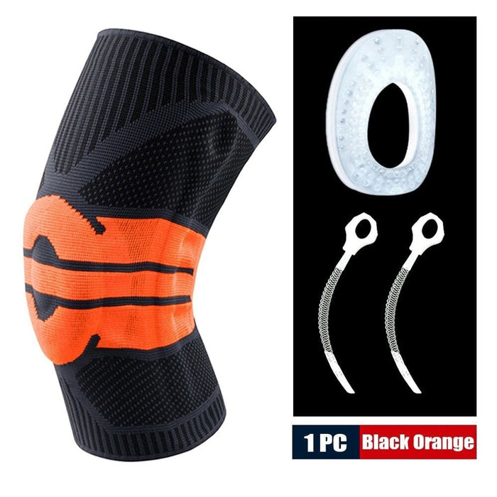 Sports Knee Compression Pads Patella Stabilizer for Cycling Running Weightlifting Basketball