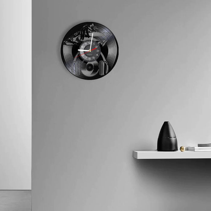 Retro Dj Vinyl Record Wall Clock For Music Lovers