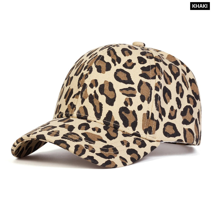 Adjustable Leopard Print Kids Baseball Cap / Hat