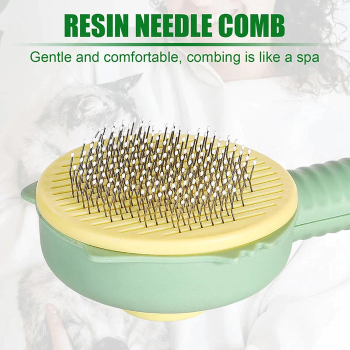 Self Cleaning Pet Brush Grooming Comb