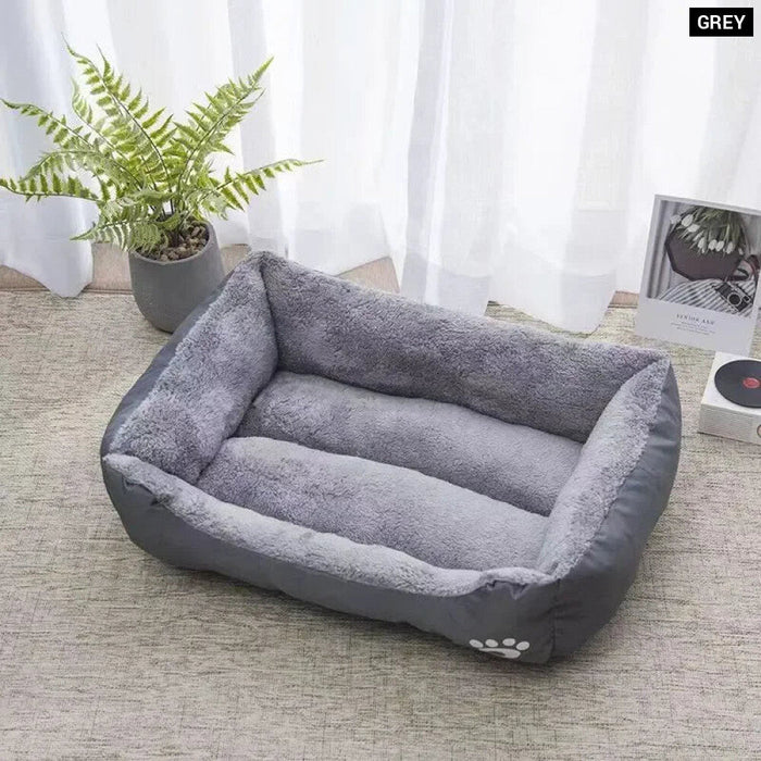 Cozy Waterproof Pet Bed For Cats And Dogs