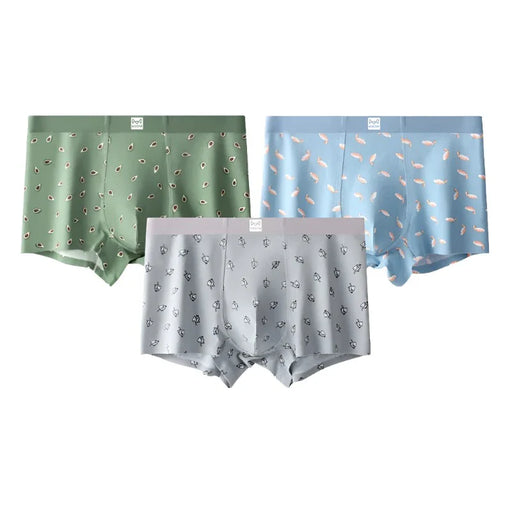 3 Piece Antibacterial Mens Boxers