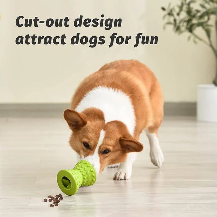 Treat Dispensing Dog Toy Durable Rubber