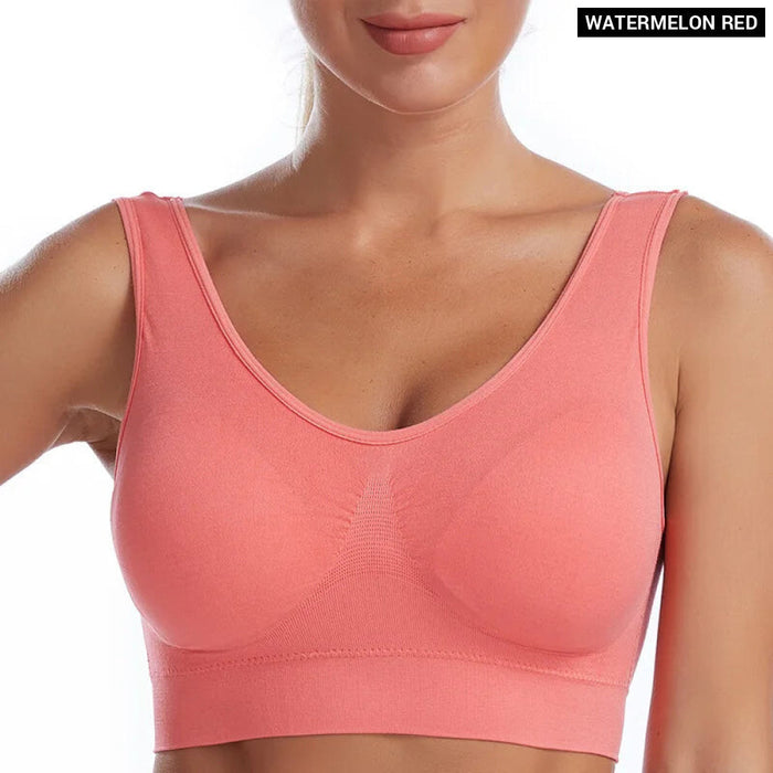 Comfy Seamless Plus Size Bralette For Active Women