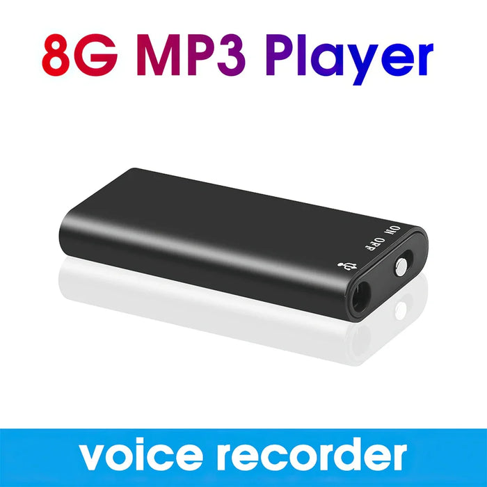 8gb Mini Voice Recorder With Mp3 Player And Usb Pen