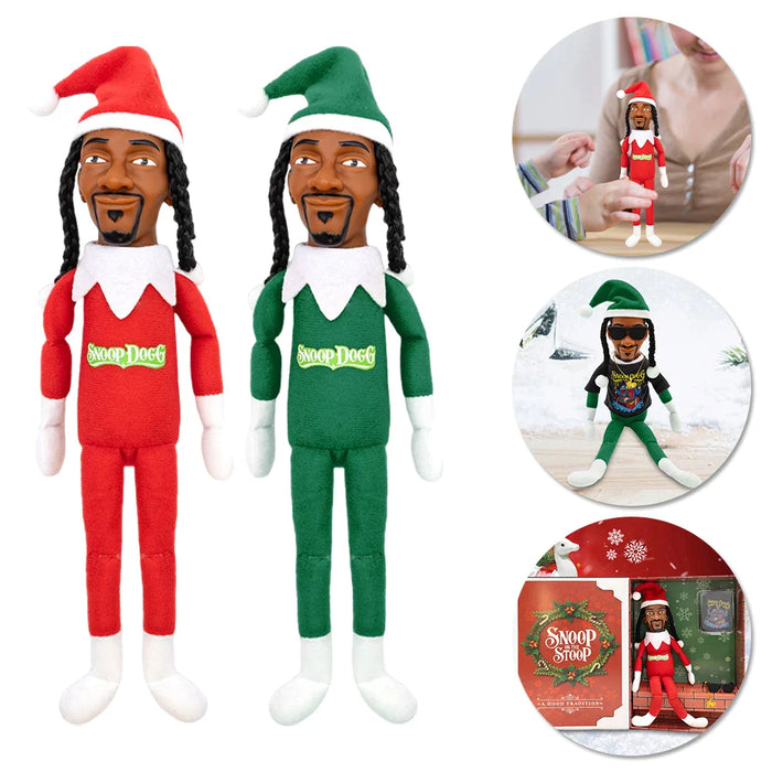 Snoop On a Stoop Christmas Plush Elf Doll