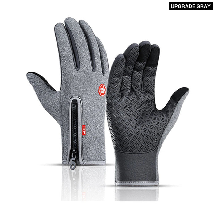 Waterproof Touch Screen Winter Gloves For Cycling