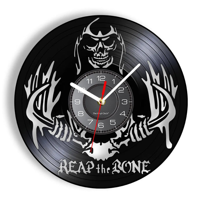 Day Of The Dead Vinyl Record Wall Clock