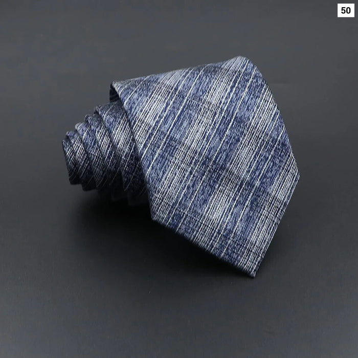 Classic Jacquard Plaid Tie For Business Weddings And Daily Wear