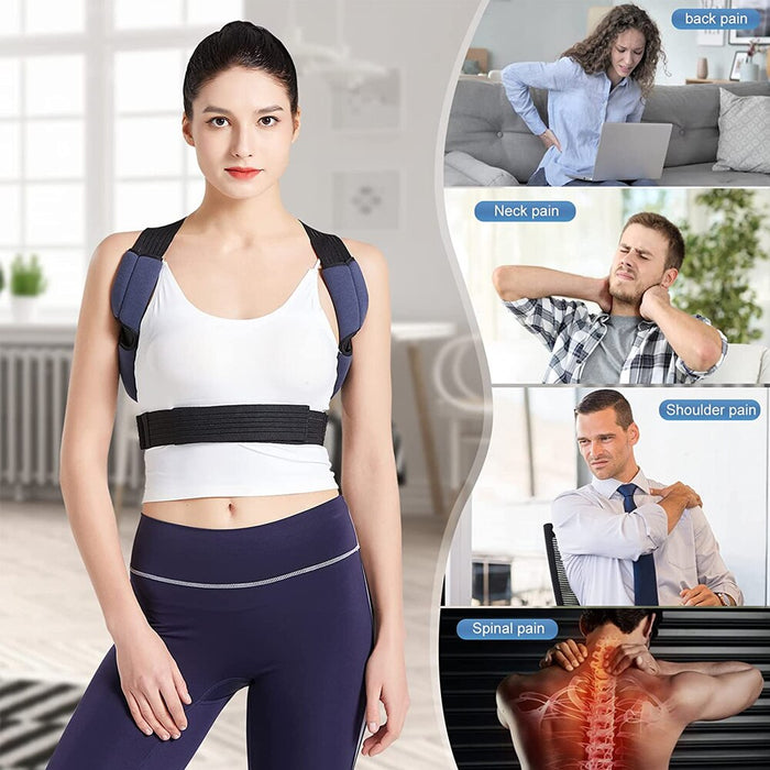 Adjustable Breathable Upper Back Straightener For Pain Relief