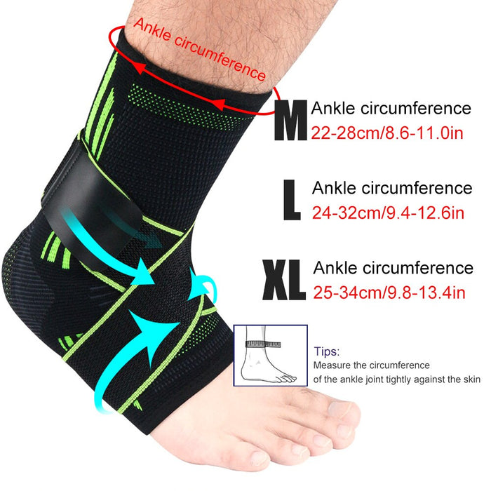 Elastic Compression Ankle Wraps For Basketball Football Volleyball