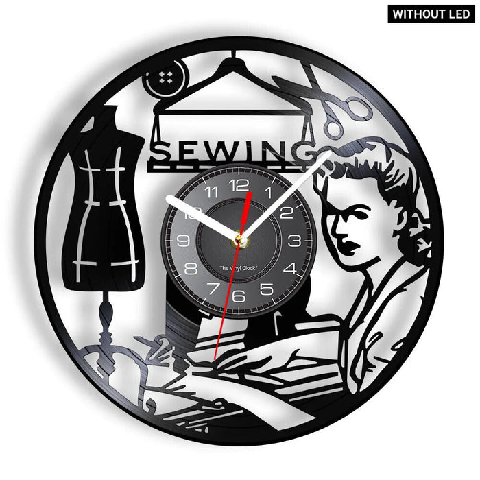 Vintage Sewing Machine Clock