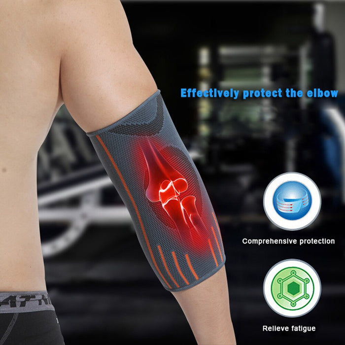 Breathable Elbow Compression Arm Brace Sleeves for Sports Protection Tendonitis