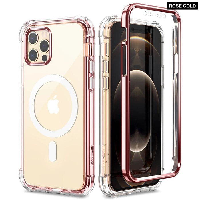 Iphone12 Pro 360 Full Body Clear Case With Built In Screen Protector