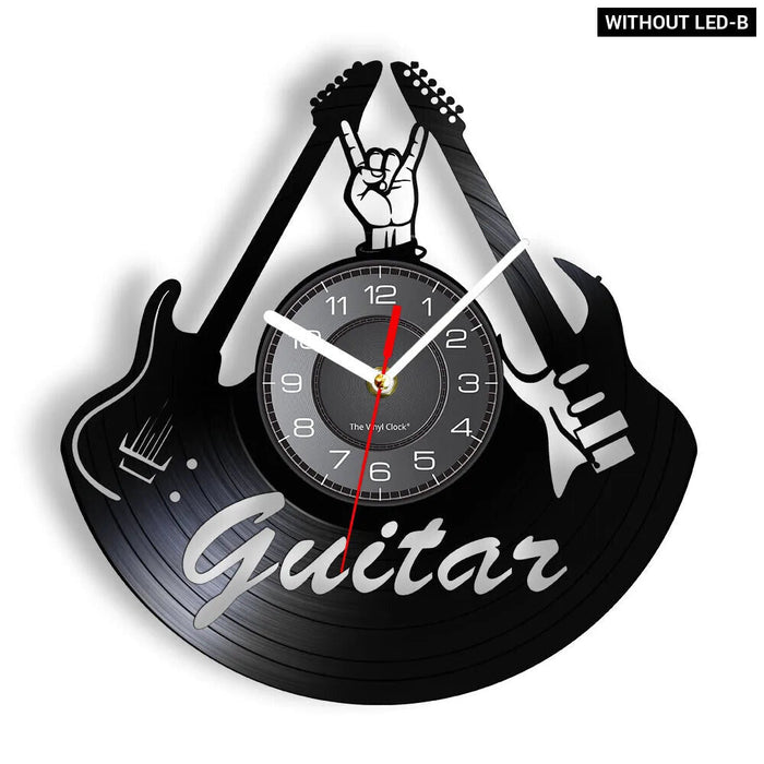 Metal Music Quote Wall Clock