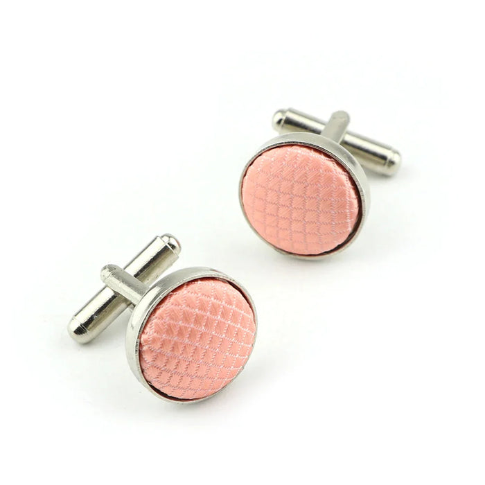 Plaid Cufflinks For Men