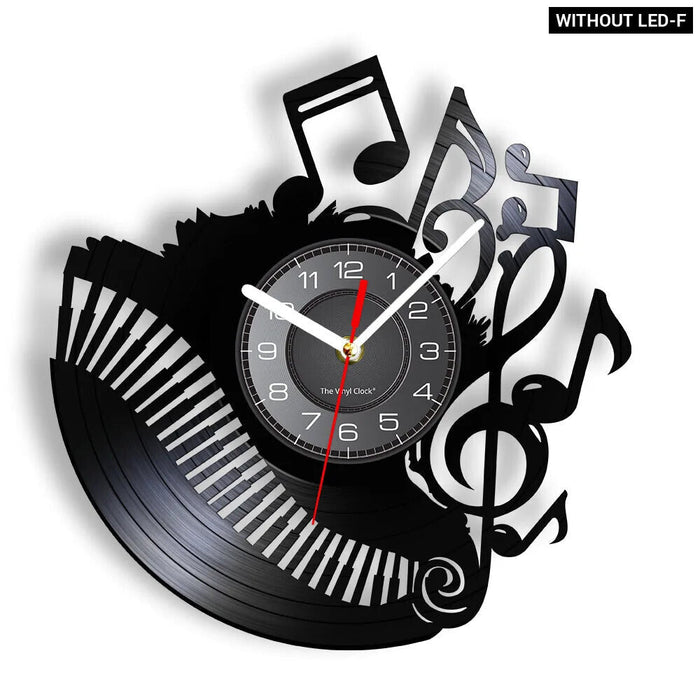 Musical Instrument Vinyl Wall Clock