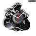 Retro Motorcycle Vinyl Record Wall Clock