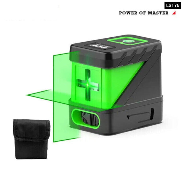 Hilda 2 Line Green Laser Level Self Leveling