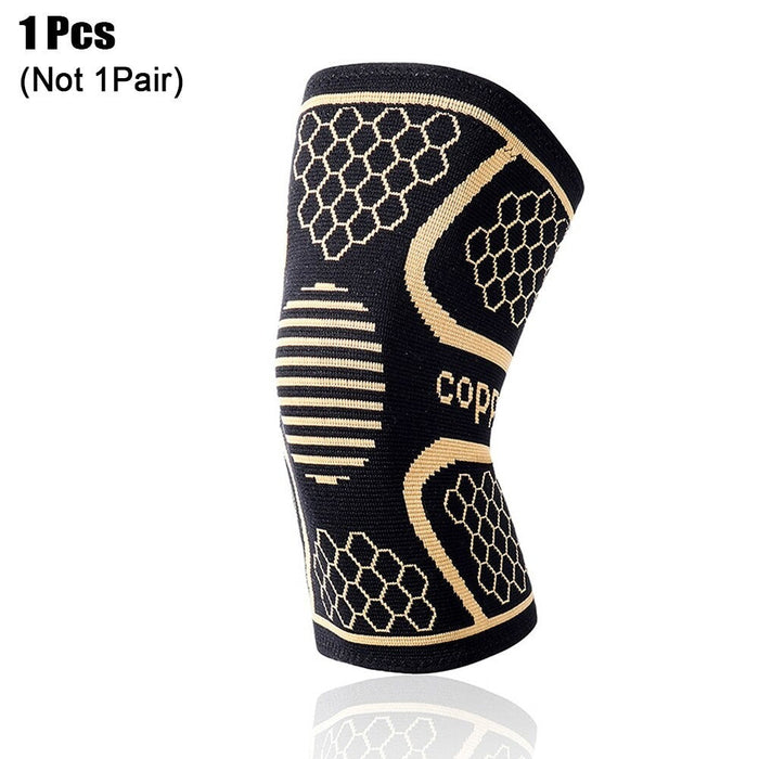 Copper Knee Protector Pads for Sports Workout Arthritis Joint Pain Relief