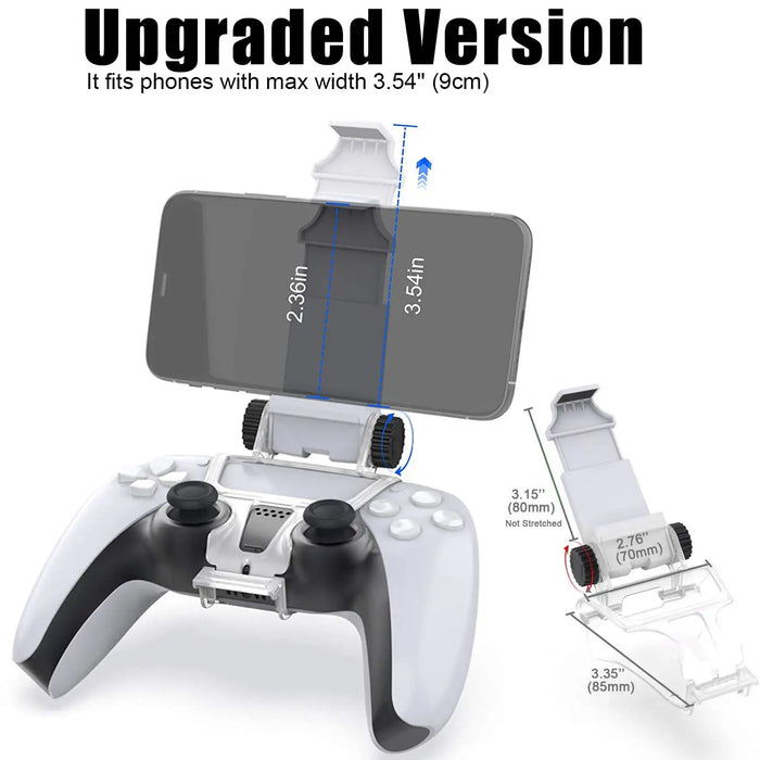 Ps5 Controller Phone Clip Mount With Adjustable Stand