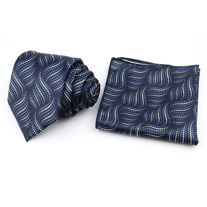 Paisley Jacquard Tie Set For Office Or Wedding