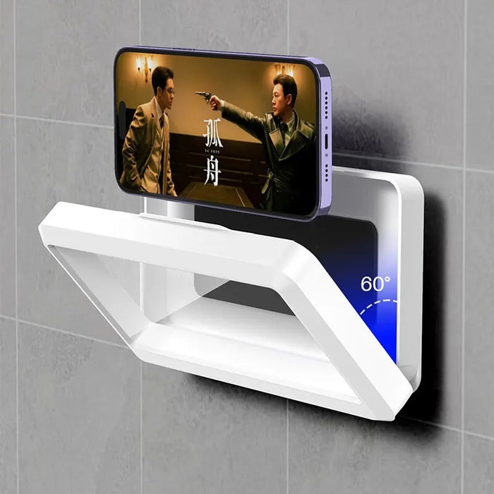 Waterproof Bathroom Phone Holder With Self Adhesive Bracket