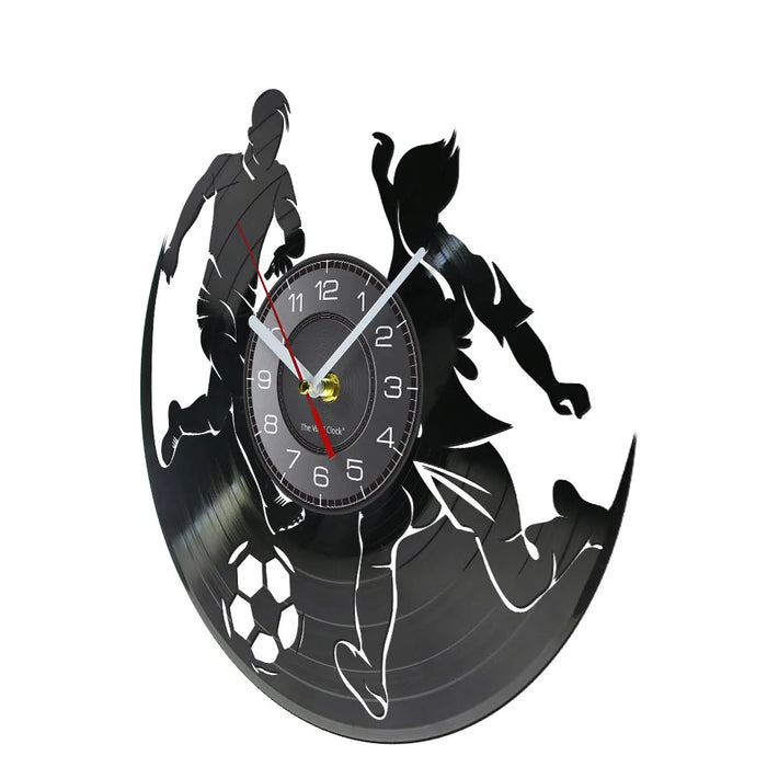 Football Vinyl Record Wall Clock