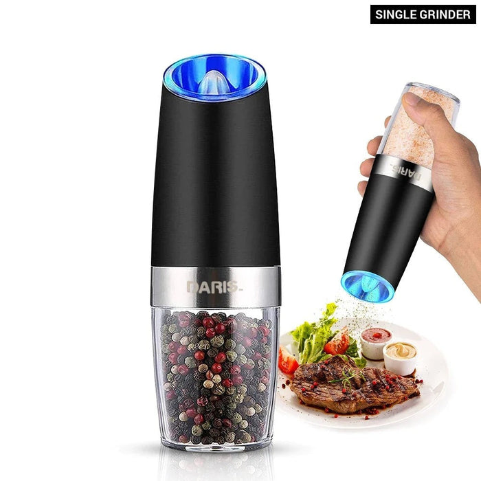 Electric Adjustable Transparent Salt And Pepper Grinder Mill