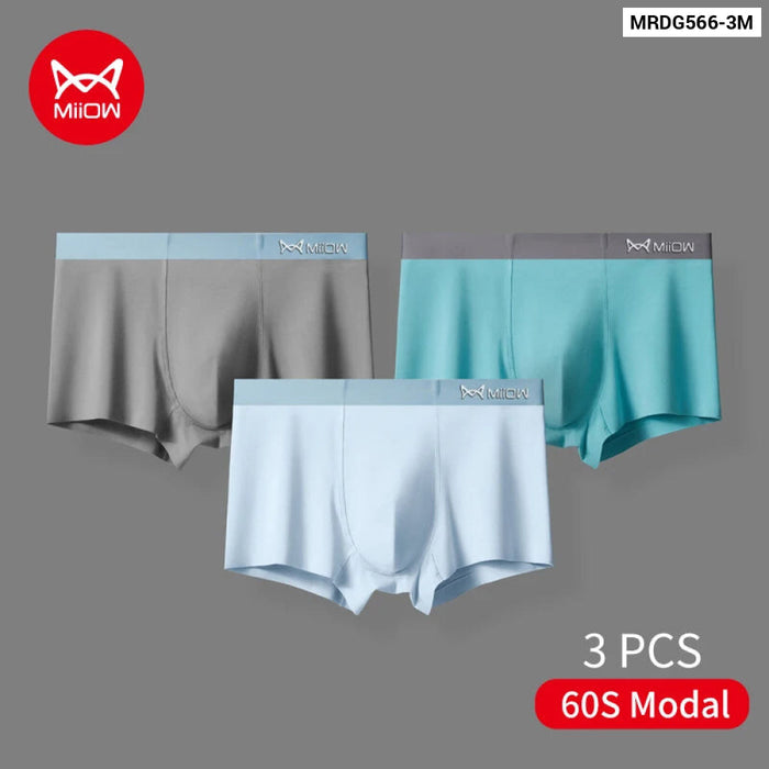 Pack Of 3 Modal Mens Boxer Shorts Soft Breathable