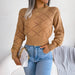 Knitted Pullover With Hollow Sleeves