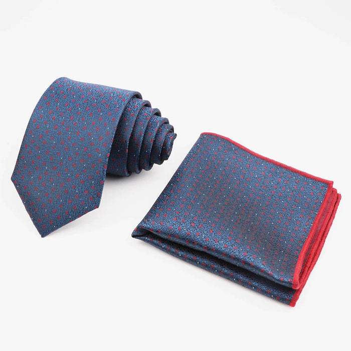 Mens Fashion Tie And Pocket Square Set For Business Weddings And Gifts