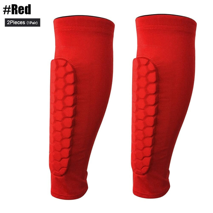 Honeycomb Shin Leg Sleeves Protective Guards For Soccer