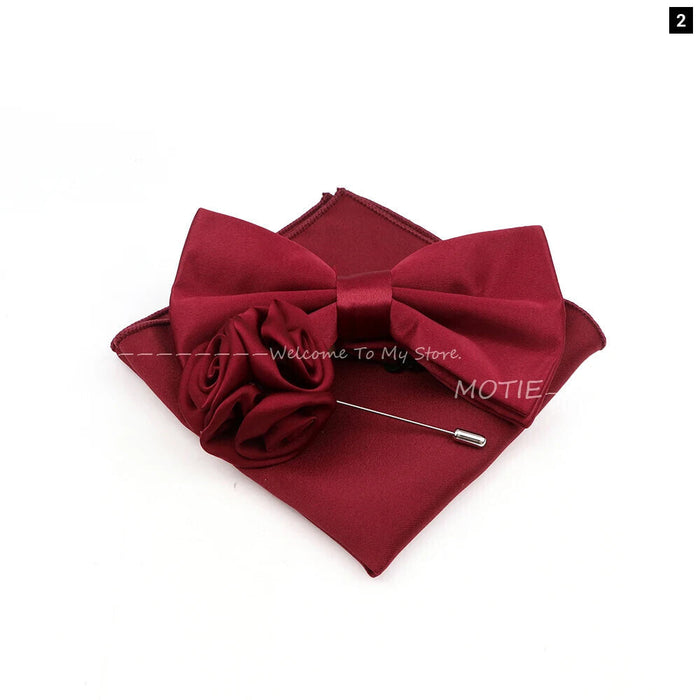 Colourful Bowtie Set For Business And Weddings